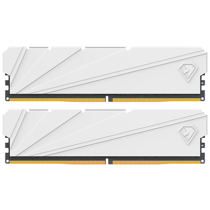 Netac 32GB (2x16GB) DDR4 3200MHz C16 XMP 2.0 High Performance Desktop Workstation Kit, weiß