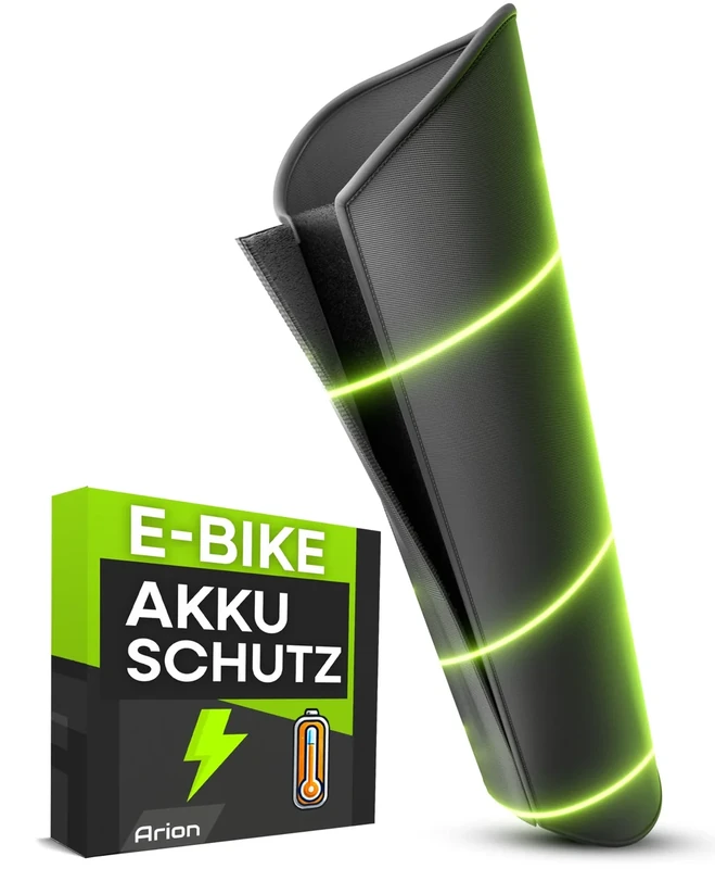 ARION Ebike Akku Schutzhülle 30 - 41 cm I Kälteschutz I E-Bike Akkuschutz Tasche I Fahrrad Schutz Abdeckung zB. für Bosch Powertube E bike Batterie