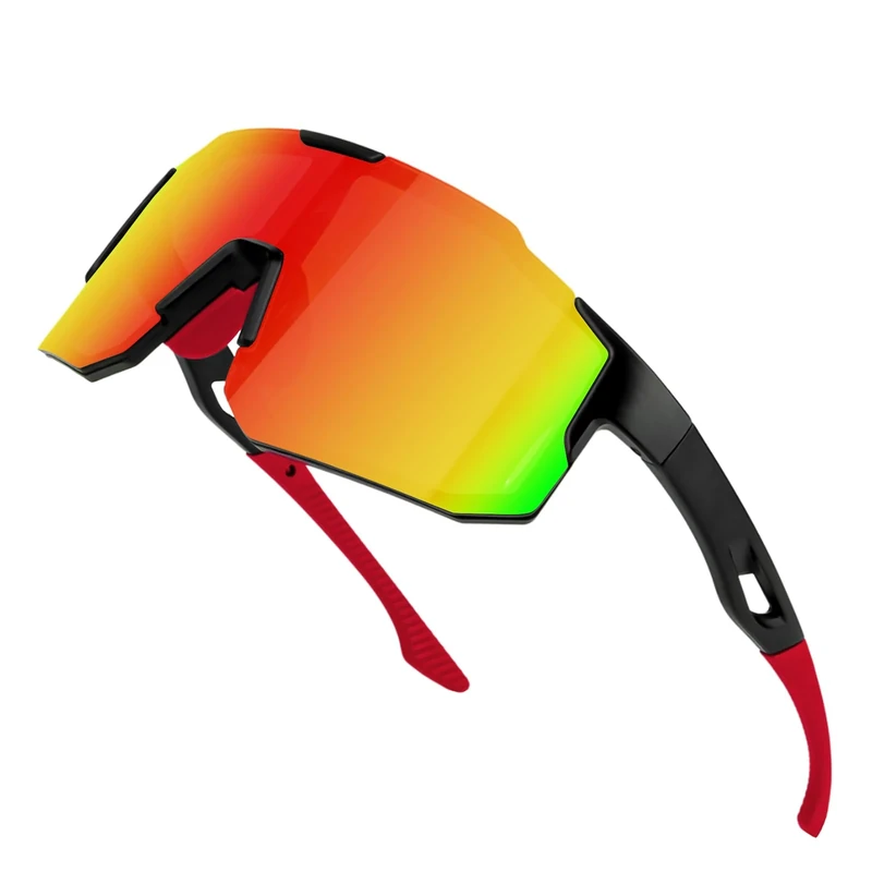 NVIYAM Sport Sonnenbrille, Damen Herren Fahrradbrille Sportbrille für MTB Rennrad Radfahren Biking Laufen für Outdooraktivitäten mit UV400 Schutz N0001