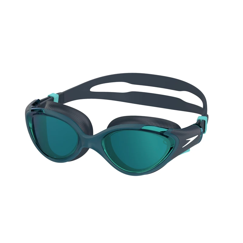 Speedo Biofuse 2.0 verspiegelte Schwimmbrille | Design für Damen | Patentierter Verstellmechanismus | Anti-Beschlag | Wasserdicht | Bequemer Sitz