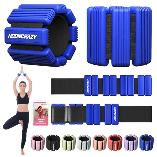 Pilates Handgelenk- und Knöchelgewichte für Frauen, tragbare, starke Arm- und Beingewichte, Set mit 2 (je 0,5 kg), verstellbare Knöchelgewichte für Walking, Yoga, Tanz, Barre, Fitnessstudio