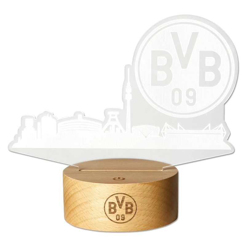 Borussia Dortmund BVB Leuchte mit Skyline