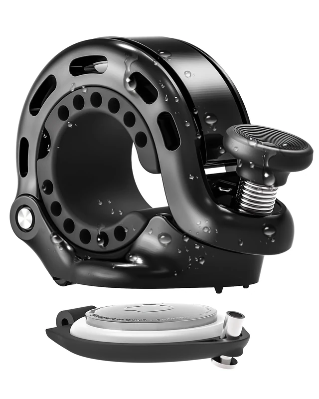 HAZENS Fahrradklingel Für Apple AirTag Fahrrad Versteck In 110DB Mini Klingel Fahrrad Diebstahlsicherung für E-Scooter Rennrad MTB Kinderfahrrad Ebike, Mit Werkzeug