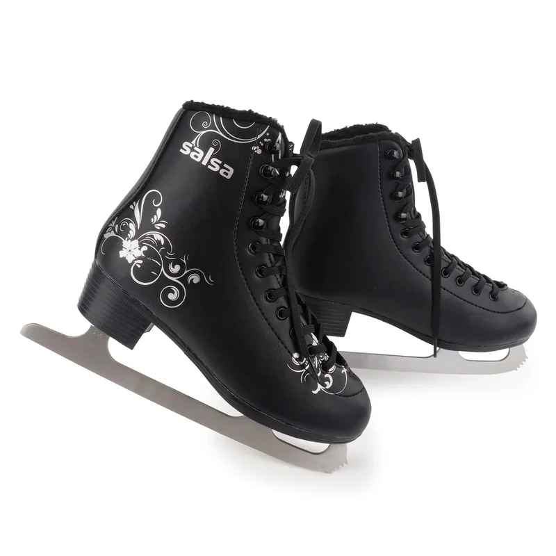 MTP-Racing Schlittschuhe Damen/Mädchen BAUD gefüttert schwarz 39 (38)