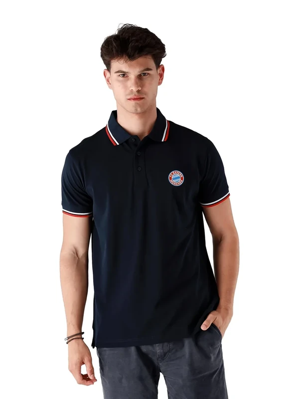 FC Bayern München I Poloshirt Essential I Herren I Navy I 5XL