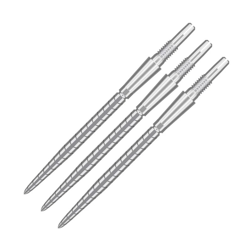 Target Darts Swiss Point Storm Dartspitzen, Quarz (3er Pack Spitzen) 26MM - Silber | Wechsel Dartspitzen, Swiss Stormspitzen, Profi Dart Zubehör
