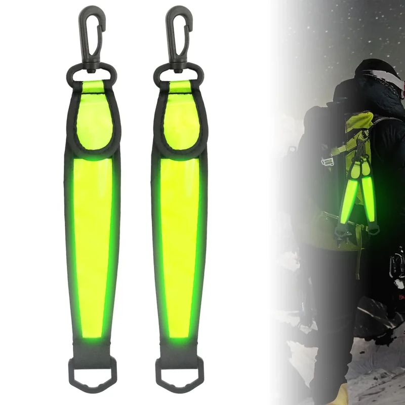 TaimeiMao 2 Stück LED Blinklicht Schulranzen, LED Blinklicht Reflektierende Anhänger, Kinder Sicherheitslicht, wasserdichte Sicherheit Licht Reflektor Anhänger für Schulranzen, Rucksack, Laufen