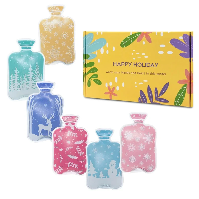 Kizozo Handwärmer 6er Set, Taschenwärmer wiederverwendbar, Handwärmer Kinder zum knicken, Taschenwärmer Wärmekissen unterwegs, Wintergeschenke für Kinder Frauen Mann