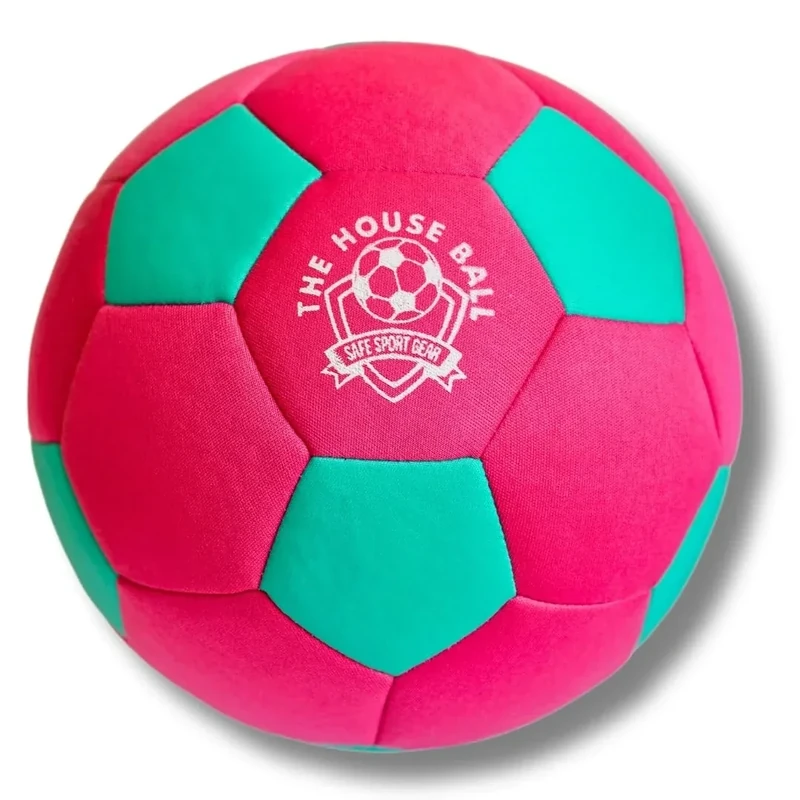 Safe Sport Gear - Der House Ball – Originaler Weicher Softball Fußball Größe 4, Perfekter Softball Kinder, Indoor Fußball für Kinder & Jugendliche, Lustiger, Hochwertiger - The House Ball