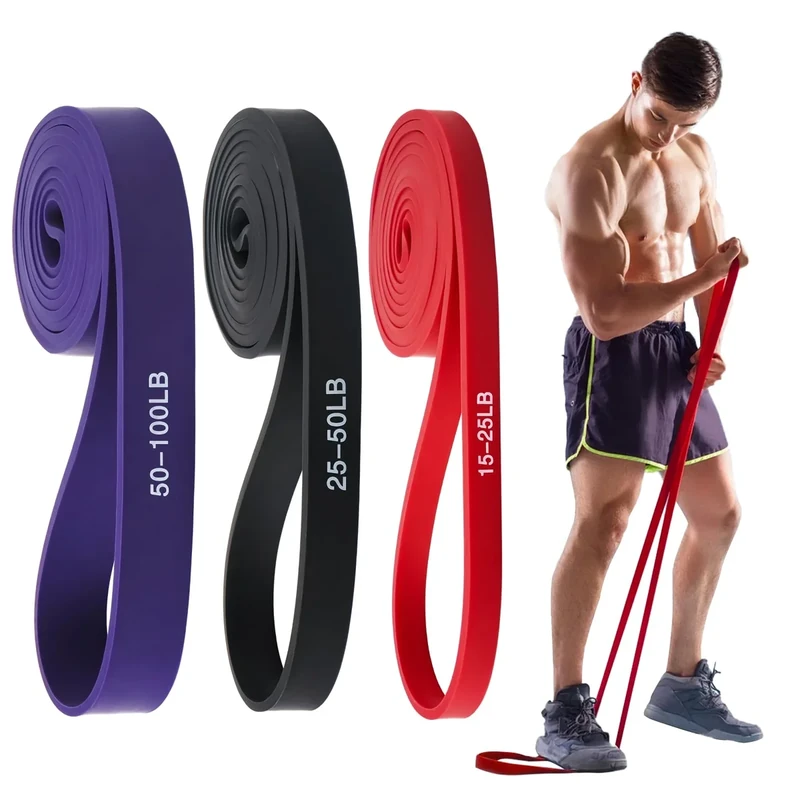 JATEKA Resistance Bands, 100% Latex Widerstandsbänder, Fitnessbänder Trainingsbänder Widerstandsbänder Krafttraining für Muskelaufbau, Yoga, Pilates, Crossfit