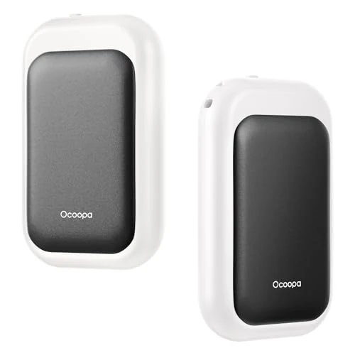 OCOOPA AI Magnetische Handwärmer Elektrisch 2er Pack, 5000mAh Wiederaufladbar Ultra-Dünner Taschenwärmer Taschen-Heizer, Geschenke für Frauen, Weihnachten Geburtstag Winter Must-Have, UT4 Young