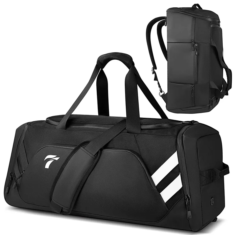 Sporttasche Herren, 58L Reisetasche Groß Sporttasche mit Schuhfach und Nassfach, Groß Trainingstasche Fitness Tasche für Fitness, Reisen, Schwimmen, Sport