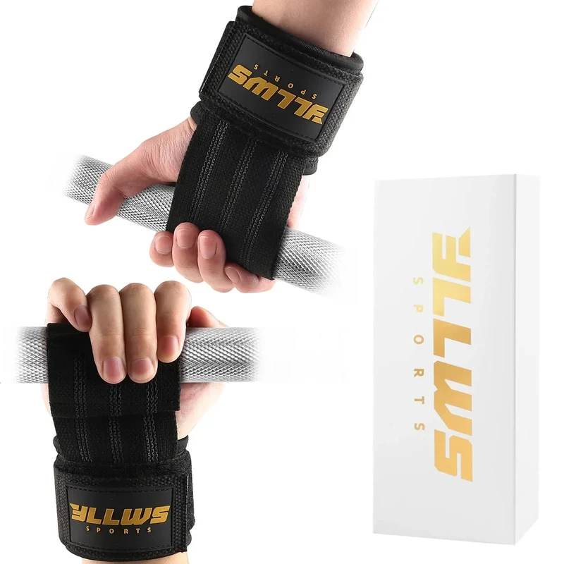 Profi Zughilfen Kraftraining, Powerlifting, Kreuzheben Gurte, Gym, Crossfit, Fitness, Lifting Straps für Frauen, Männer, Perfekt für Bodybuilding, Kreuzheben, Neopren-Polsterung und Baumwolle Schwarz