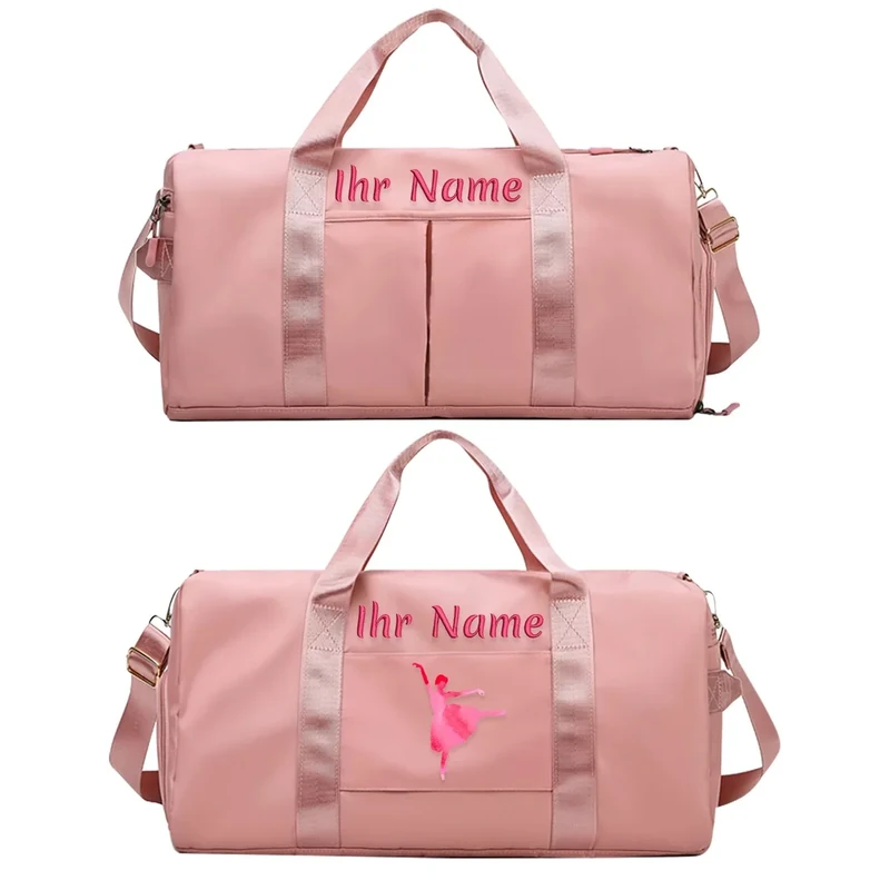 Personalisiertes Besticktes Sporttasche Duffel - Individuelle Sport- & Reisetasche mit Wasserdichtem Schuhefach, Verstellbarer Trageriemen - Geschenk für Reise- und Sportbegeisterte - Image 1