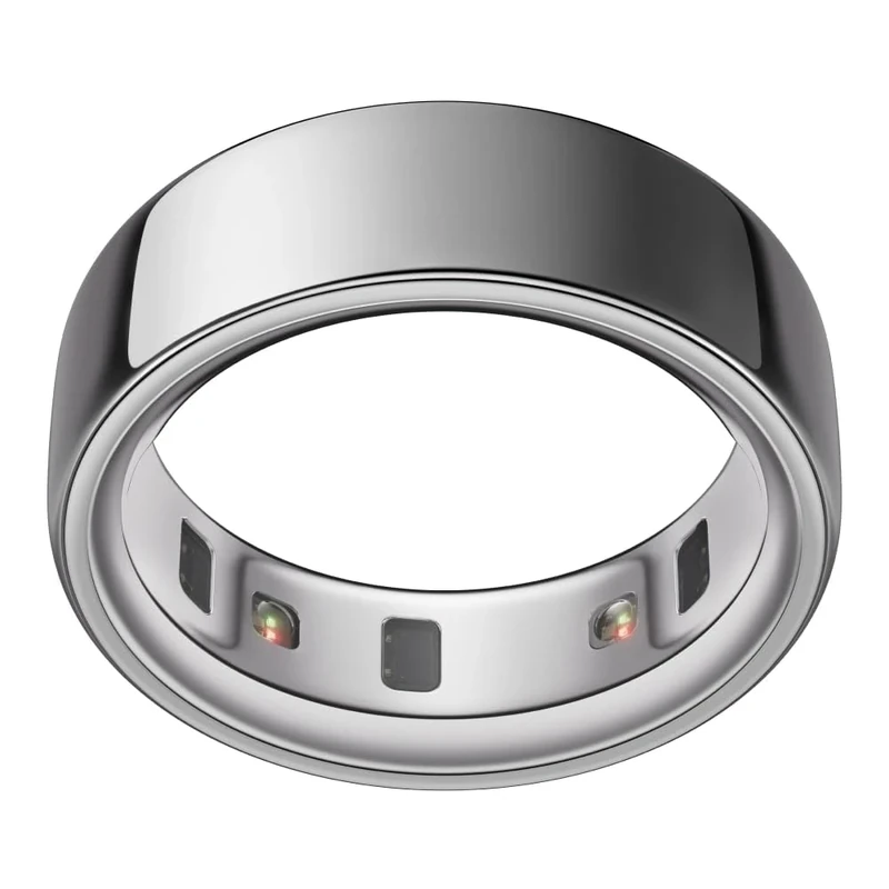Oura Ring 4 - Silber - Größe 8 - Smart Ring | Messen Sie zuerst mit Oura Ring 4 Sizing Kit | Sleep Tracking Wearable - Herzfrequenz - Fitness Tracker - Bis zu 8 Tage Batterielaufzeit - Image 1