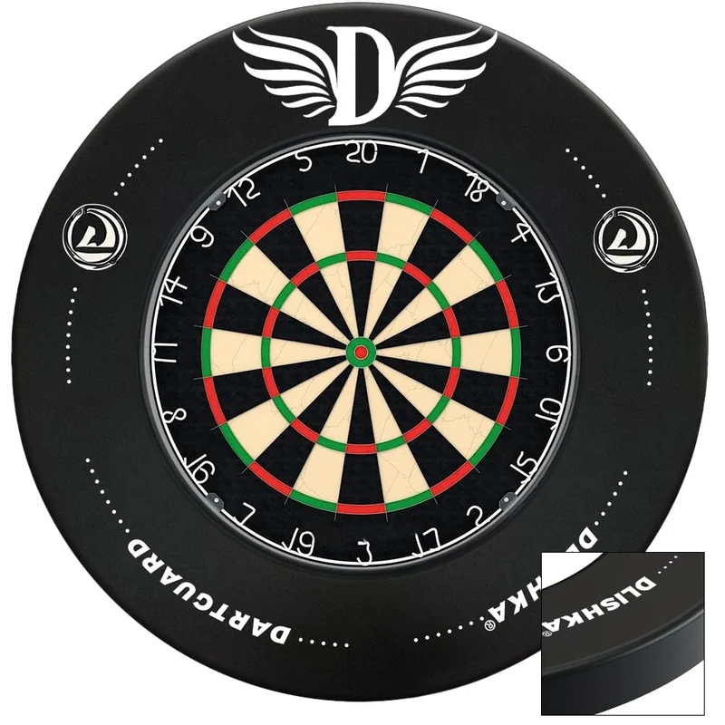 Dlishka Dartscheibe Dart ZubehöR-Dart Surround Eva,Dartscheibe Schutzring FüR Verpasste WüRfe,Einfache Montage FüR Zuhause&Outdoor,Der Dartscheibe Surround Ring. (Flügel, T:2.5CM)