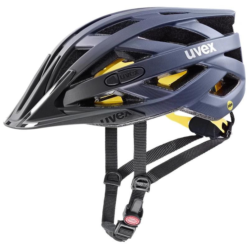 uvex i-vo cc MIPS - Leichter Allround-Helm für Damen und Herren - MIPS-Sysytem - Midnight-Silver matt - 56-60 cm