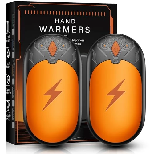 Handwärmer, wiederaufladbar, Tragbarer Magnetischer Elektrischer Handwärmer, Taschenwärmer in Wolfsform, bis zu 24 Stunden für Camping, Jagd - Image 1