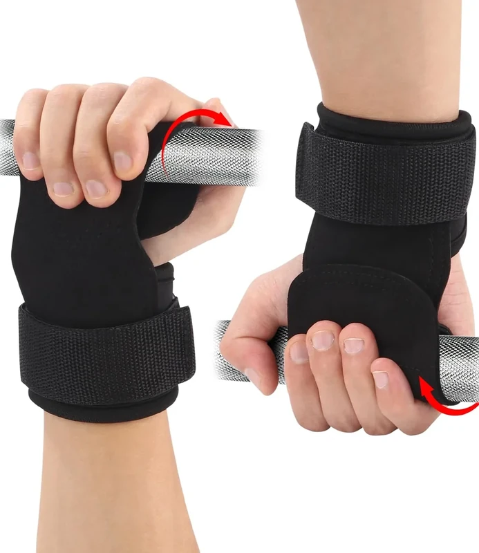 Zofory Lifting Straps, Zughilfen Krafttraining mit 5mm Gepolstert Handgelenkschutz und Gleitschutzmatte, Zughilfen, für Zughilfe, Zughilfen Gym, Griffhilfen Kraftsport, für Frauen und Männer