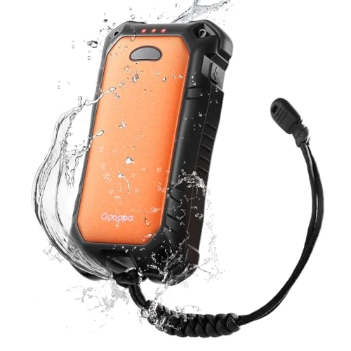 OCOOPA IP56 Wasserdichter Wiederaufladbarer Handwärmer, 10000 mAh PD Schnelllade Elektrisch Handwärmer, USB Powerbank, 16 Stunden Wärme, Eingebaute Taschenlampe, Outdoors, Camping, UT4 Extreme - Image 1