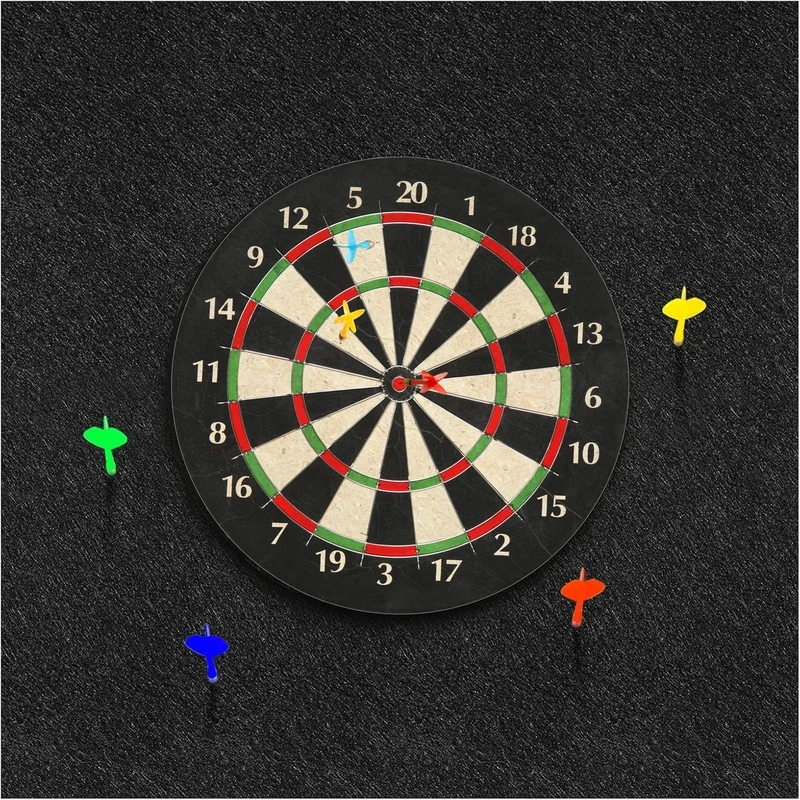 KEAGAN Dartboard-Wandschutz, Filz-Dartboard-Wandschutz, selbstklebend, gespleißt, Wandumrandung für Dartboard, Dartboard-Rückseite, Filz-Wandfliesen, Korkplatte (Quadrat)