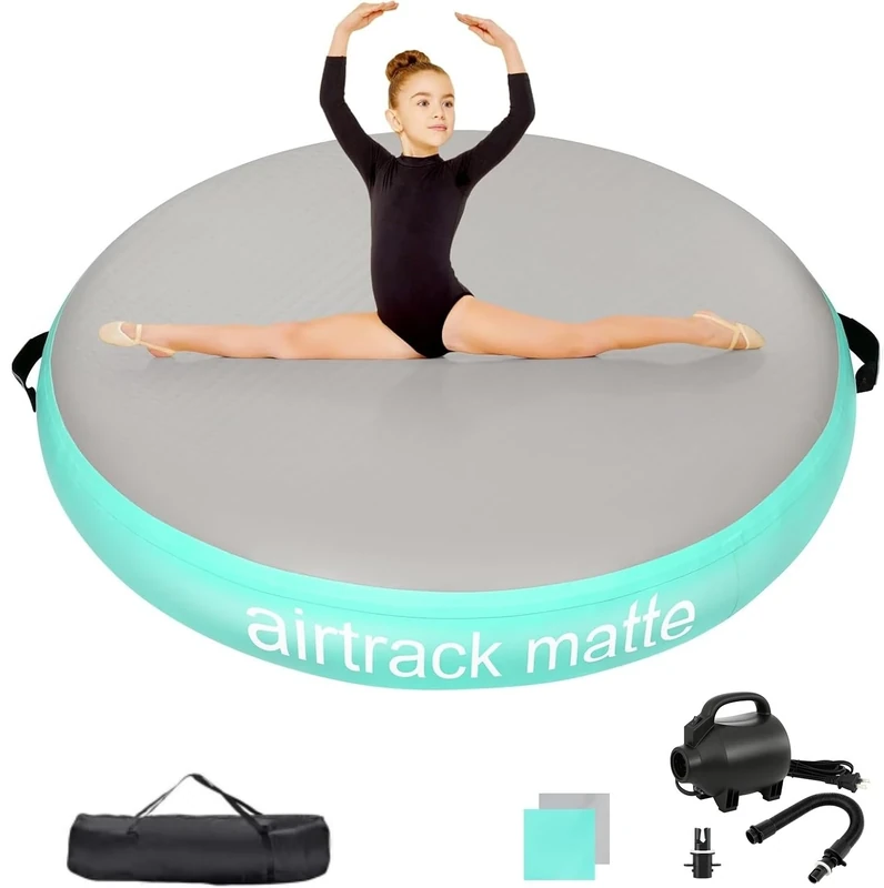 Airtrack Matte Airspot, 20CM Höhe Durchmesser 140CM Aufblasbare Tumbling Matte Air Barrel