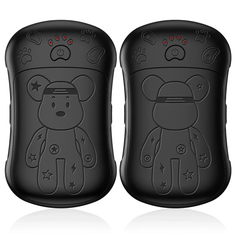 2 Pack Elektrischer Handwärmer Taschenwärmer Wiederverwendbar 6000 Mah, Aufladbar Taschenofen Magnetische Hand Warmers Outdoor Camping Heizung Geschenke für Männer Frauen Kinder