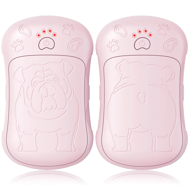 Handwärmer Elektrisch，2er Set 6000mAH Akku Elektrischer Handwärmer Wiederverwendbar Aufladbar Taschenwärmer ideal für Outdoor-Sport, Jagd, Golf, Camping, warmes Geschenk für Frauen, Männer, Kinder