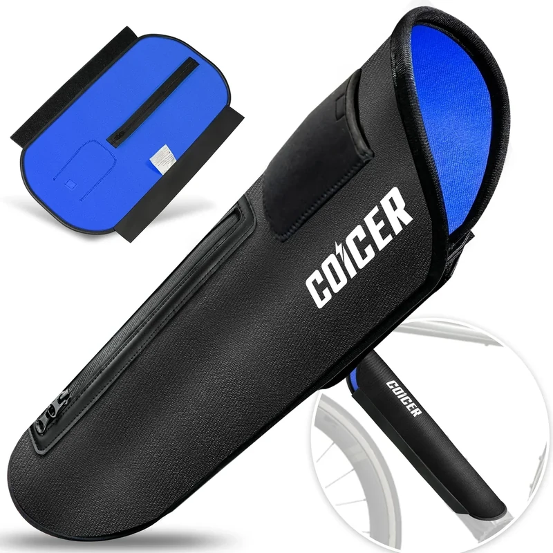 COICER E-Bike Akku Schutzhülle 28-34 cm Umfang Transportschutz Schutz, Multifunktional Ebike Schutz für mehr Reichweite, universale Passform, Fahrrad Abdeckung für integrierte E bike Akkus