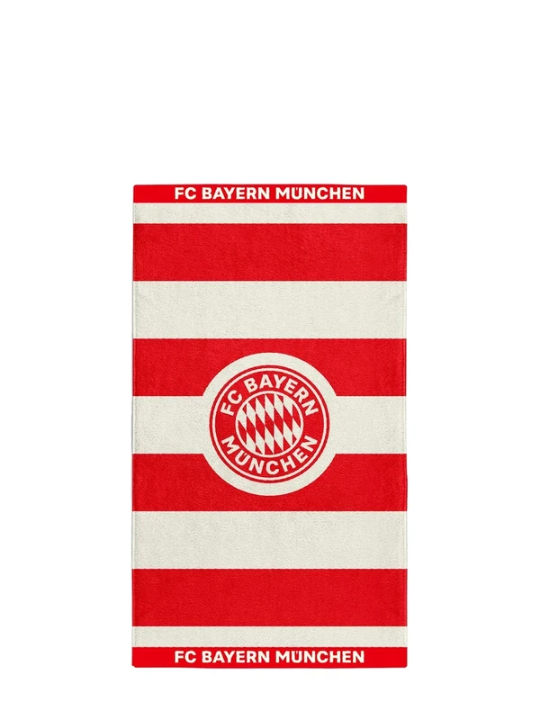 FC Bayern München I Handtuch I Duschtuch I Badetuch I Rot-Weiß I 100 x 50 cm