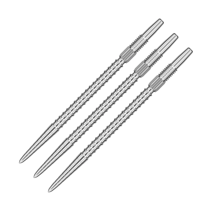Target Darts Swiss Point Dart Spitzen, Chrono (3er-Pack Spitzen) 35MM – Silber | Auswechselbare Dartspitzen, Swiss Storm Spitzen, Profi Dart Zubehör