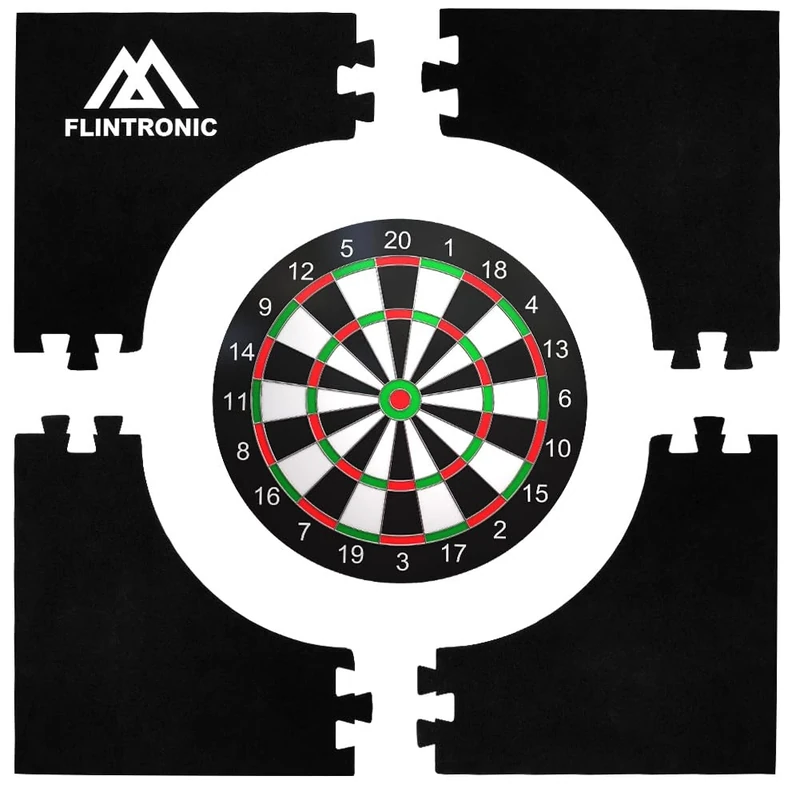 Flintronic Dart Catchring Surround, Surround Auffangring Dart Backboard, Dartscheibe Schutzring, Leichtes Eva Dartscheiben Surround für für Ø 45 cm Dartscheibe, Gesamt-Ø 72 cm