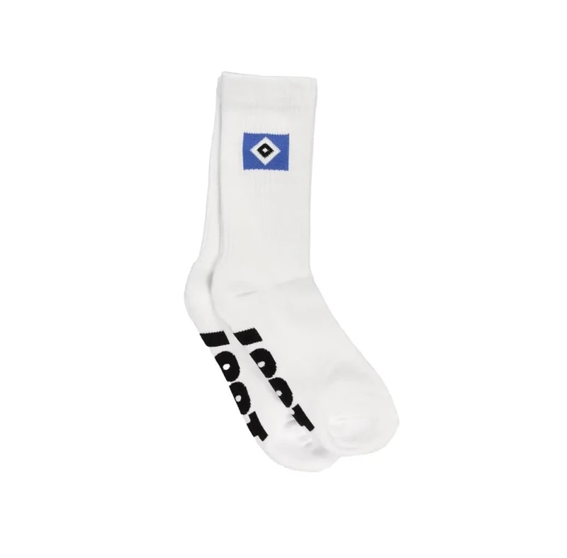 HSV Hamburger SV Sportsocken Socken Strümpfe 2er-Set ** Hamburger SV ** weiß (DE/NL/SE/PL, Numerisch, 35, 38, Regular, Regular, Weiß)