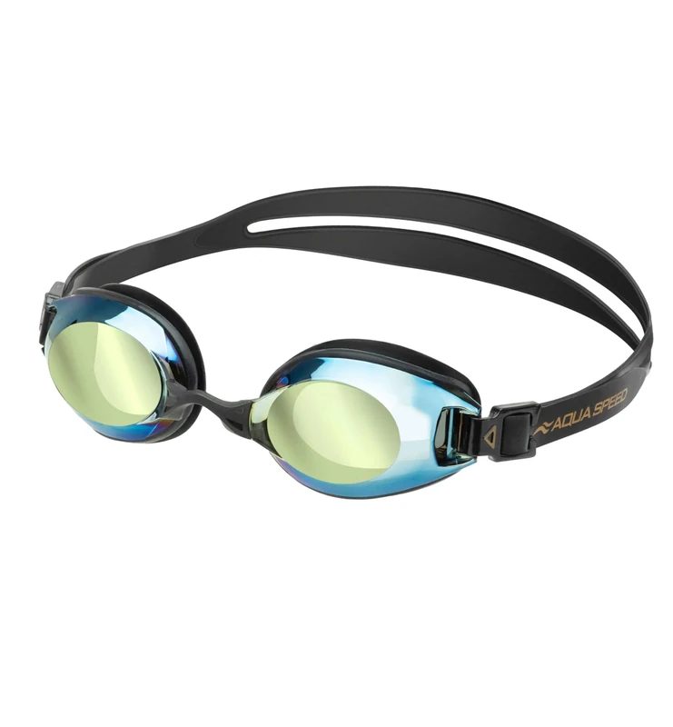 Aqua Speed Lumina optische Schwimmbrille für Brillenträger | Dioptrien | Anti-Fog Technik | Austauschbare Nasenstege | Robuste Aufbewahrungsbox | Dioptrie -4,0 | Schwarz/verspiegelt