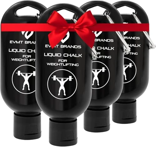 EVMT Brands Flüssigkreide, Sauberes Gym-Kreide Für Gewichtheben, Gymnastik, Klettern Und Tanzen. Schweißresistent Und Langlebig Für Besseren Halt. Verpackung Kann Variieren.
