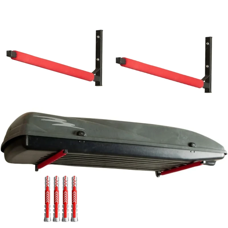 Pallit BRACKET-M Wandhalterung für Dachboxen, Kanus & Surfboards – Platzsparende Aufbewahrung für Garage & Keller – Max. Tragkraft 40kg – Universale Halterung für Sperrige Gegenstände