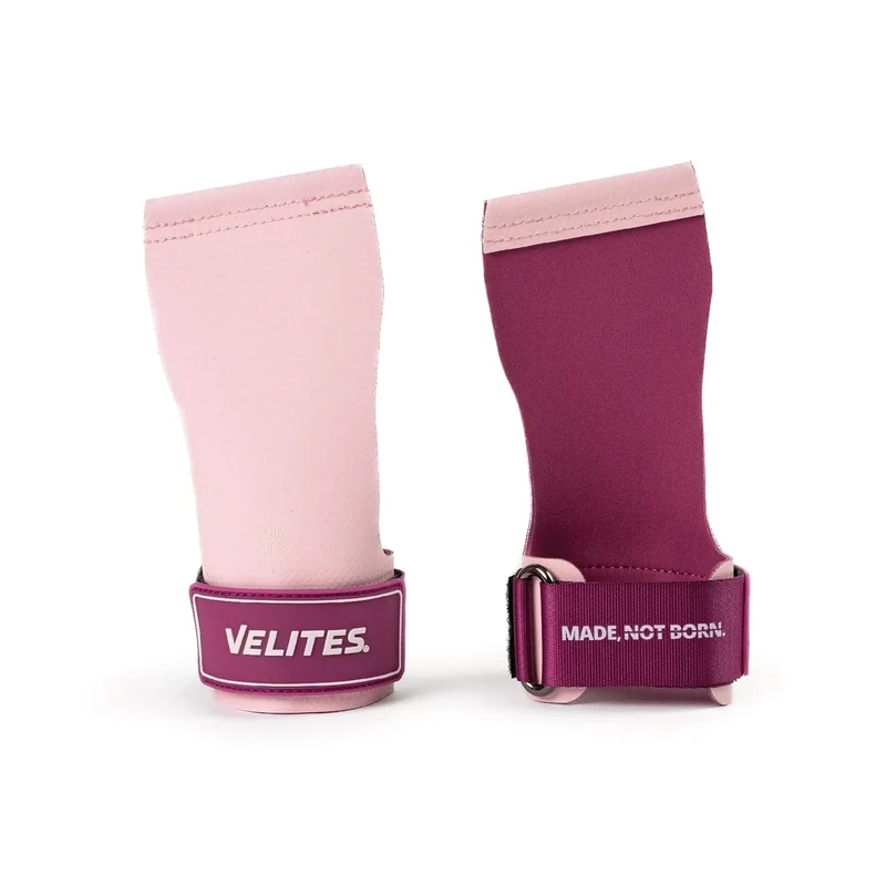 Velites I Quad Ultra Magnesiumfreie Griffe I für Crosstraining oder Gymnastik-Athleten I Verbessern Sie Ihre Ergebnisse und erreichen Sie Ihre Ziele I Größe L I Farbe Rosa