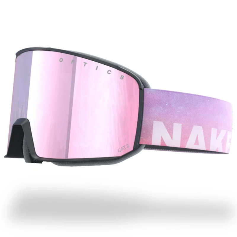 NAKED Optics The SOLAR Skibrille für Herren & Damen – Robuste Unisex Ski Brille für Herren & Damen – Hochwertige Schneebrille mit Magnetsystem für optionale Wechselgläser (SOLAR Daydream)