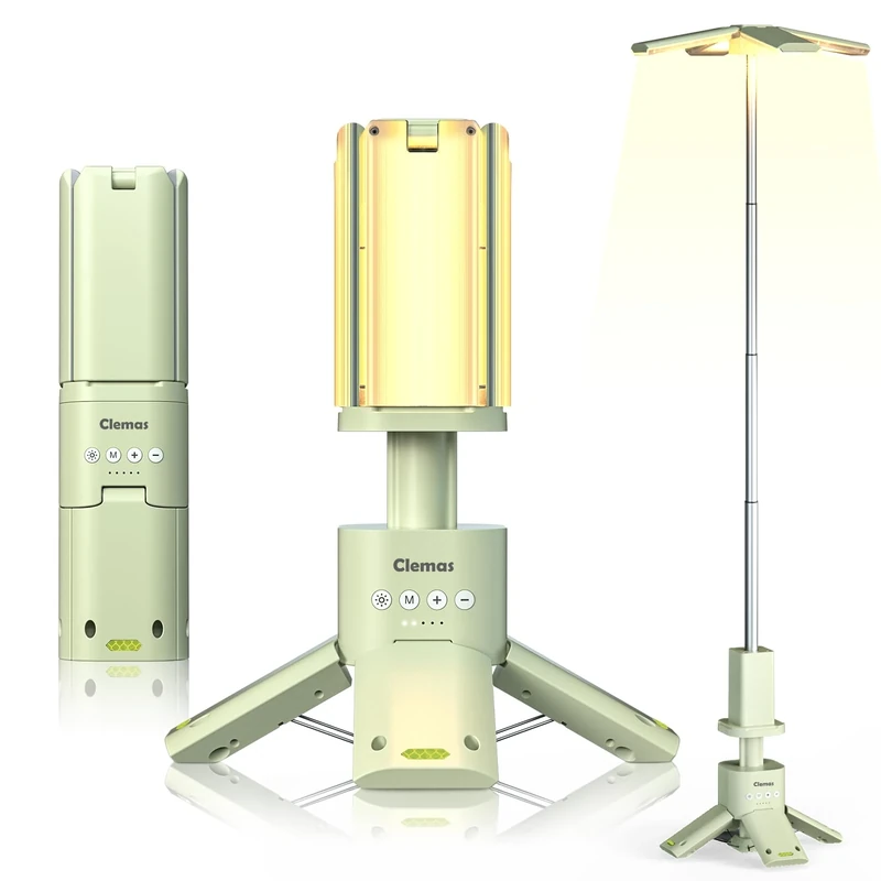 Teleskopische wiederaufladbare Campinglampe, 14000mAh LED-Laterne, 6000LM, IPX5 wasserdicht, tragbare magnetische Lampe mit dimmbaren Modi für Camping, Baustelle, Notfälle und den Außeneinsatz - Image 1