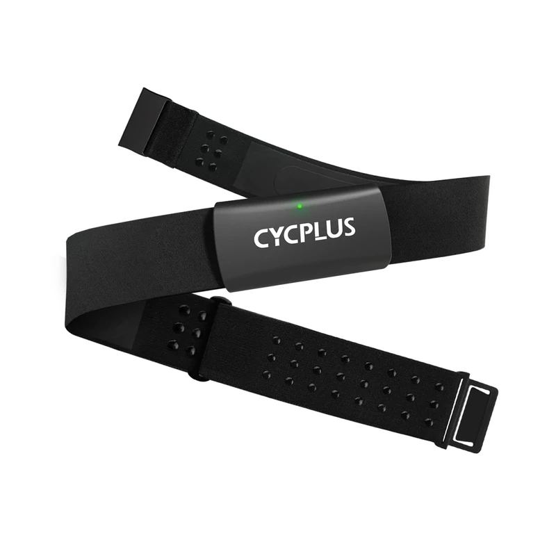 CYCPLUS H2Pro Brustgurt Herzfrequenzmesser, Bluetooth & ANT+ HR-Sensor mit 500h Batterielaufzeit, IPX7 Wasserdicht & Staubdicht, Kompatibel mit Strava/CYCPLUS Fit App