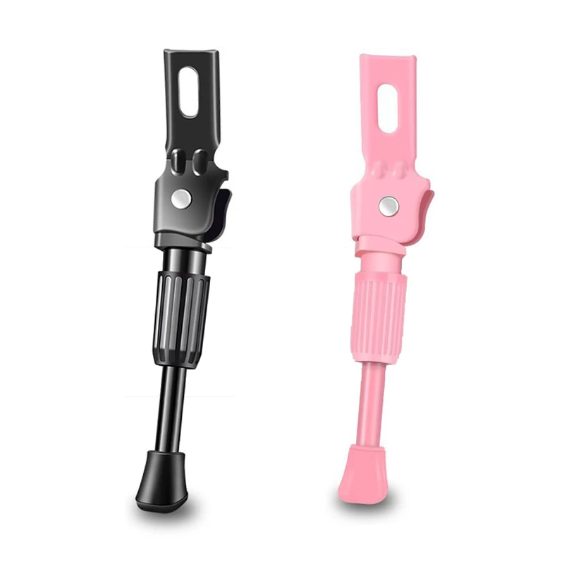 LDUDU Fahrradständer 12~20 Zoll Kinder Ständer Kinderfahrrad Einseitiger Stand Fahrradständer für Kinder Fahrrad 12" 14" 16" 18" 20" Fahrradständer (rosa, 18 Zoll)