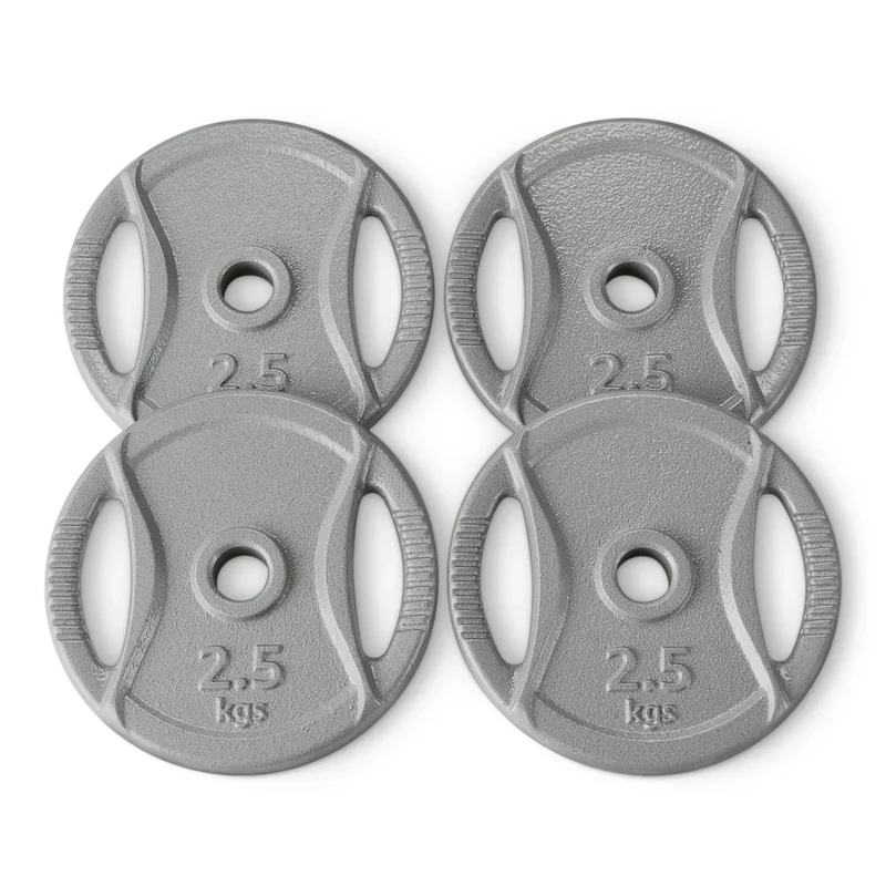 Amazon Basics Hantelscheibe mit 2,54-cm-Griff, 4 x 2,5 kg