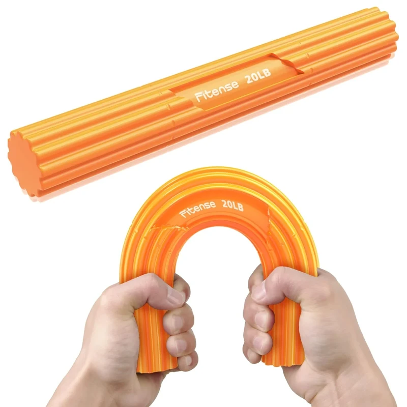 Fitense Flex Therapie Bar Kit, Widerstand Bar, Tennisarm Therapie Bar, Twist Hand Exerciser Bars für Relief Tennisarm, Golfer Ellenbogen, & Tendinitis, Verbesserung der Griffstärke, 20LBS