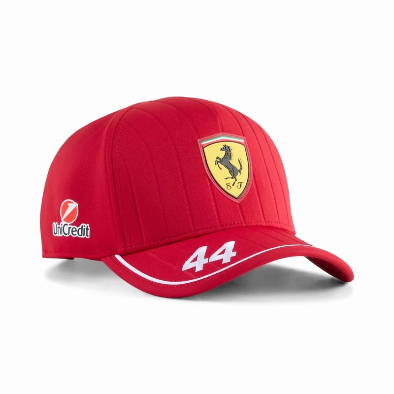 PUMA Scuderia Ferrari F1 2025 Lewis Hamilton Kappe - Rot - Einheitsgröße