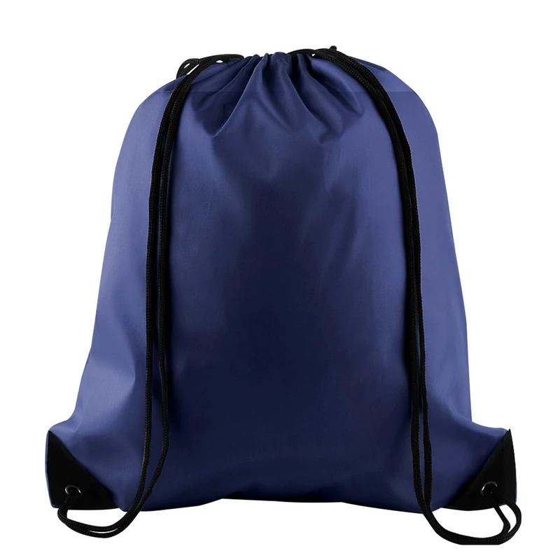 PLULON Marineblaue Kordelzugbeutel, Kordelzug-Rucksack in Großpackung, Kordelzug-Rucksack, Sport-Gymnastikrucksack, Taschen für Yoga, Reisen, Outdoor-Sport