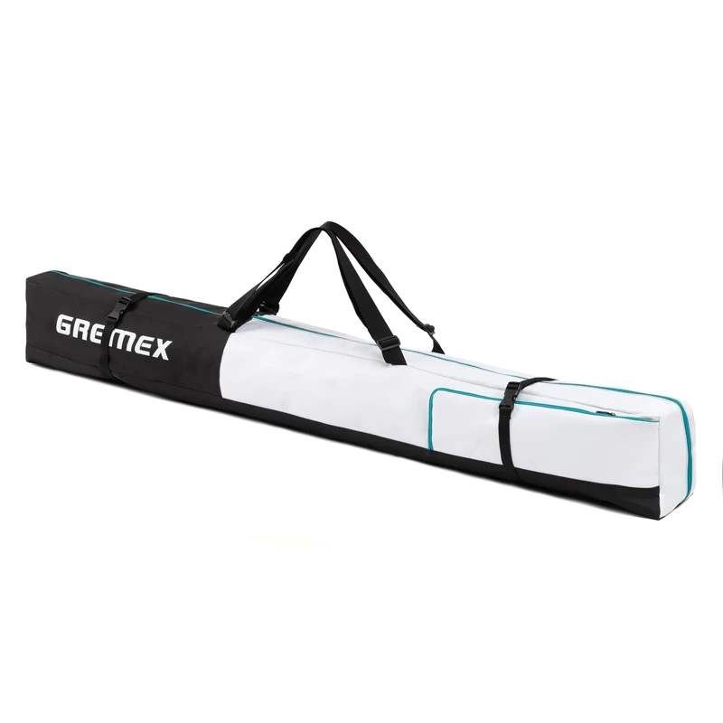 Gremex Skitasche - Skisack für 1 Paar Ski - Wasserdichte Skitasche 160 cm - Robuster Leichte Ski Tasche - Ergonomisch Skisack 160 cm - Skisack Alpinski - Kompakte Skisack Skitasche Alpin - Ski Zubehör