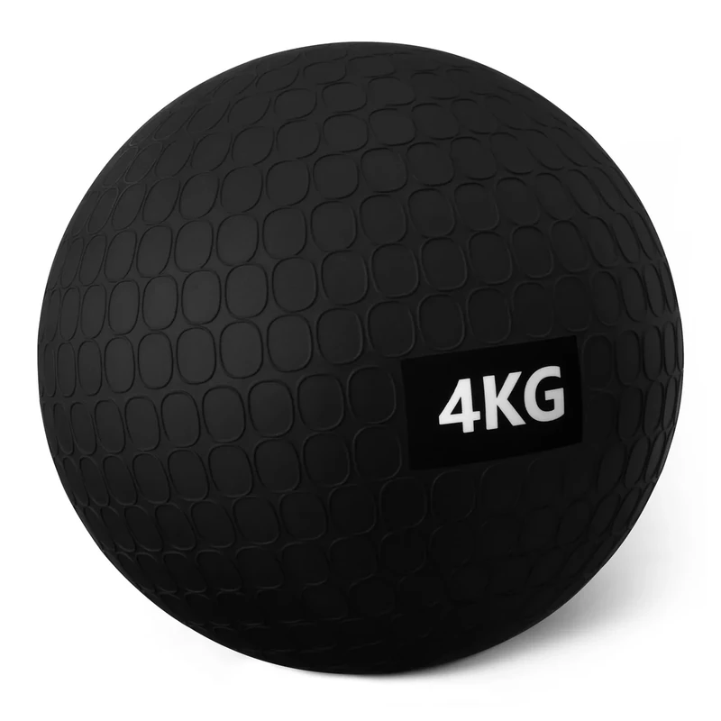 Amazon Basics – Slam-Medizinball für Übungen, 4 kg, Schwarz
