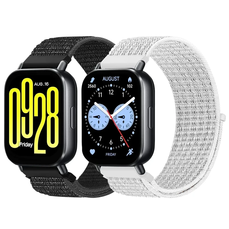 TumCez 22mm Nylon Armband Kompatibel mit Xiaomi Redmi Watch 5 Active/Redmi Watch 5 Lite/Garmin Venu 3/Venu 2/Vivoactive 4/Amazfit Bip 6/Bip 5/Amazfit Balance/GTR 4 Armband für Damen Herren