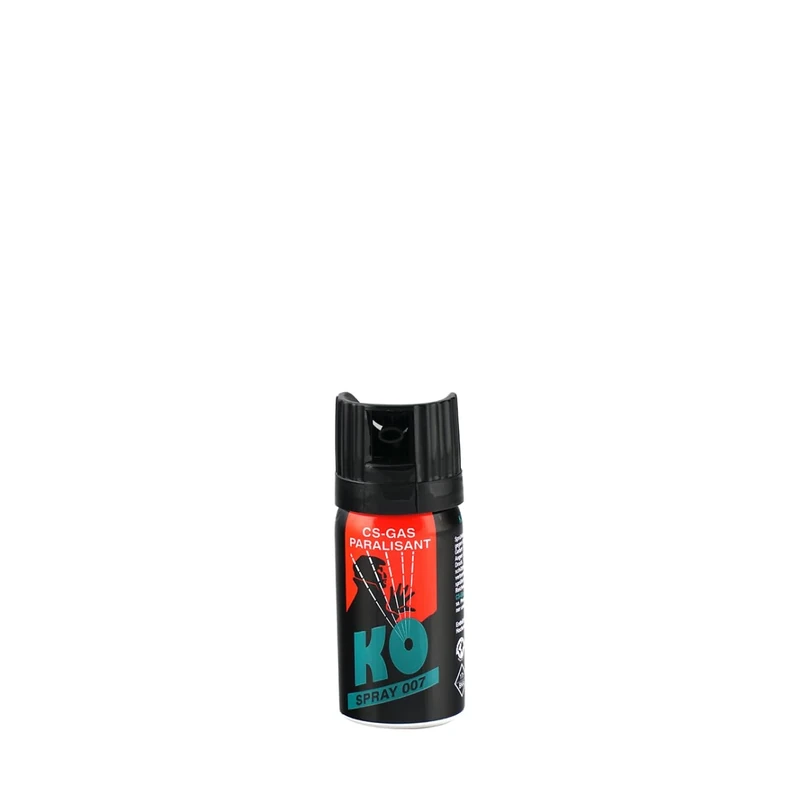 KO Security CS-Spray 40 ml – Breitstrahl Personenabwehrspray mit BKA-Zulassung - modernes Design - kompakt und diskret