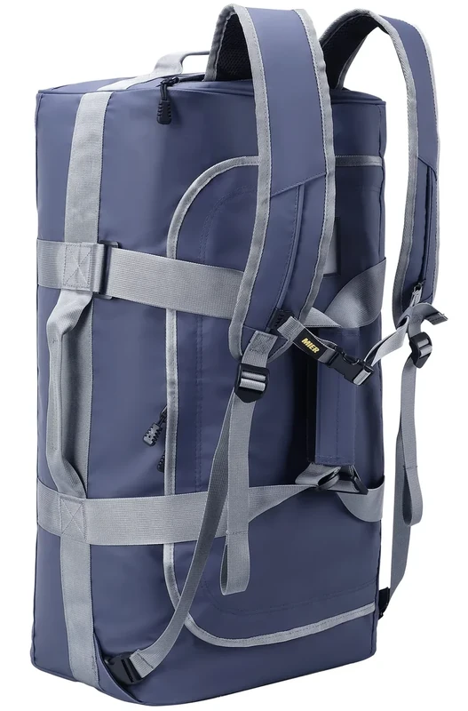 MIER Sporttasche Herren Wasserresistente Reisetasche groß Heavy Duty Convertible Sportrucksack mit Rucksackgurten und Schuhfach für Fitnessstudio, Sport, Reisen, Duffle Bag, 60L/90L - Image 1
